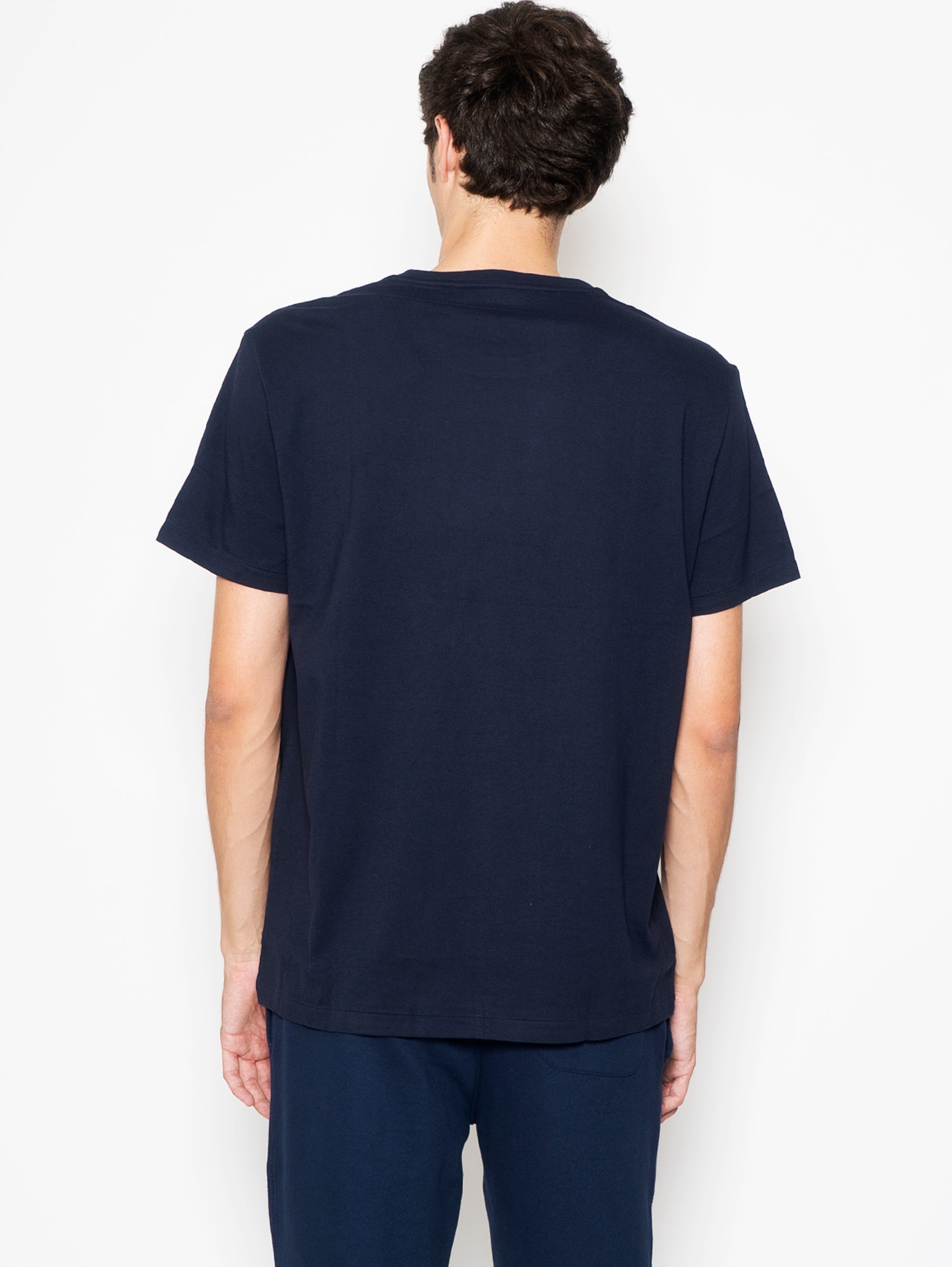 T-Shirt Girocollo Blau