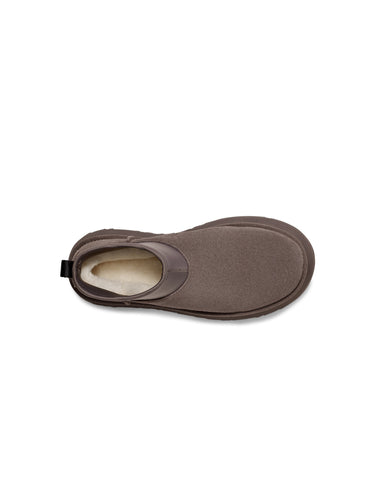 Classic Mini Dipper Plateau Enkellaarzen Grijs