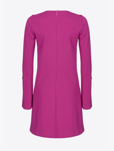 Midikleid in A-Linie in Violett