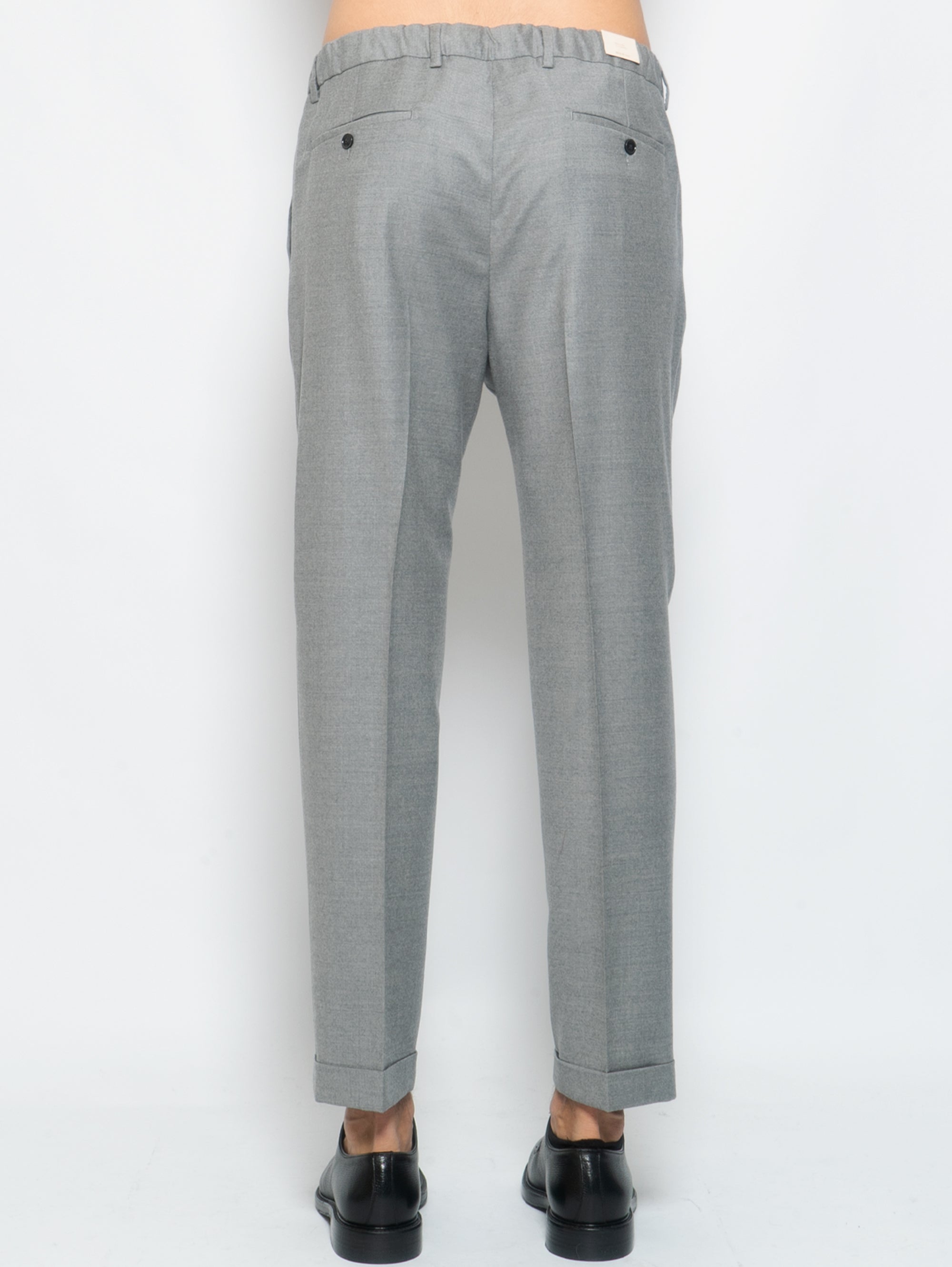 Chinos with Pinces Drawstring Isolas Grey