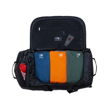 Nylon Duffle Bag Size M Black
