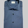 XACUS-Camicia Active Shirt in Twill Oxford Avio-TRYME Shop