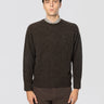 FILIPPO DE LAURENTIIS-Maglia Girocollo Manica Raglan in Alpaca Testa Moro-TRYME Shop