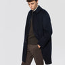 ASPESI-Cappotto in Doppio di Lana Virtuoso Blu-TRYME Shop