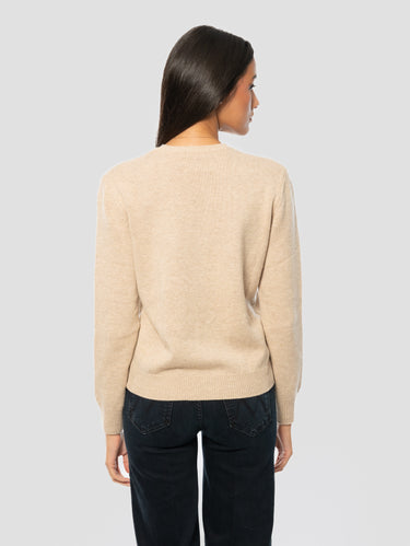 Pull ras-du-cou Snoopy Falling in Love beige