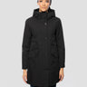 WOOLRICH-Parka Leggero in Light Stretch Nylon Imbottito Nero-TRYME Shop