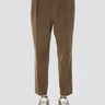 BRIGLIA 1949-Pantaloni in Drill di Cotone con Pinces Testa di Moro-TRYME Shop