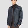 ASPESI-Overshirt in Nylon con Imbottitura Blu-TRYME Shop