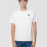 MC2 SAINT BARTH-T-shirt con Taschino e Ricamo Famolo Strano Orologio Bianca-TRYME Shop