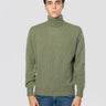 FILIPPO DE LAURENTIIS-Dolcevita in Misto Cashmere Melange Peso Medio Verde-TRYME Shop