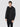Parka in Membrana Soft Shell Due Strati Impermeabile Nero
