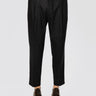 BRIGLIA 1949-Pantaloni in Flanella con Pinces Nero-TRYME Shop