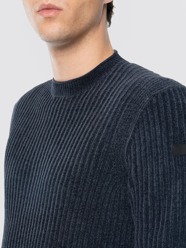 Maglia Girocollo in Ciniglia a Costa Blu