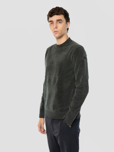 Maglione Girocollo in Ciniglia Foresta