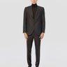 LATORRE-Completo in Lana e Cashmere Finestrato Marrone-TRYME Shop
