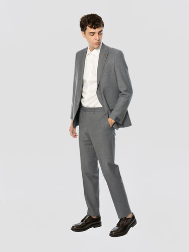 Completo Sartoriale in Misto Lana Grigio