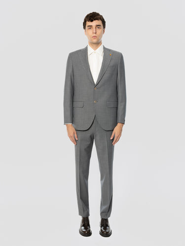 Completo Sartoriale in Misto Lana Grigio