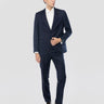 LATORRE-Completo in Fresco Lana Vergine Merinos Blu-TRYME Shop