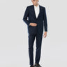 LATORRE-Completo in Lana e Cashmere Gessato Blu-TRYME Shop