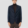 LATORRE-Giacca Spinata in Lana Vergine Blu-TRYME Shop