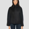 PALTò-Gicca Corta con Collo In Piedi Lorella Nero-TRYME Shop