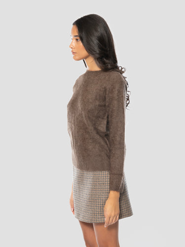 Maglione Girocollo in Yak Testa di Moro