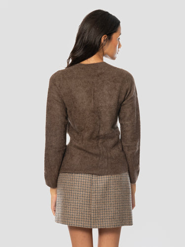 Maglione Girocollo in Yak Testa di Moro