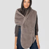 P.A.R.O.S.H.-Stola in Ecopelliccia Grigia-TRYME Shop