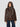 P.A.R.O.S.H.-Giubbotto con Cappuccio in Ecopelliccia Marrone-TRYME Shop