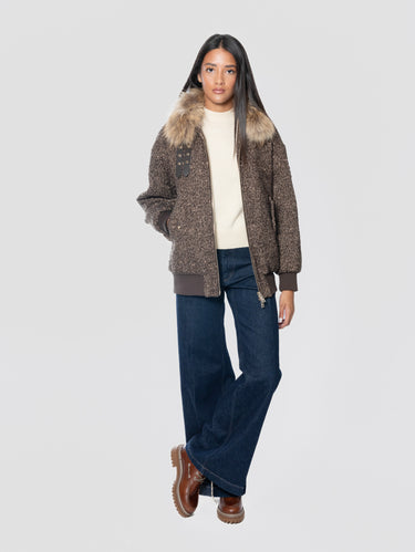Bomber Pilot in Tweed Moro