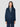 ERMANNO FIRENZE-Cappotto Media Lunghezza In Panno Blu-TRYME Shop