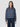 ERMANNO FIRENZE-Bomber in Nylon con Piuma D'oca Blu Profondo-TRYME Shop