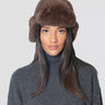 P.A.R.O.S.H.-Cappello Colbacco in Ecopelliccia Marrone-TRYME Shop