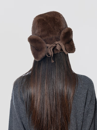 Cappello Colbacco in Ecopelliccia Marrone
