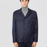 BRIGLIA 1949-Overshirt in flanella di lana John Blu-TRYME Shop