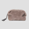 P.A.R.O.S.H.-Pochette in Ecopelliccia Grigia-TRYME Shop