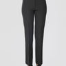 PINKO-Pantaloni Gamba Dritti in Crepe Nero-TRYME Shop