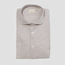 XACUS-Camicia in Flanella di Cotone Beige-TRYME Shop