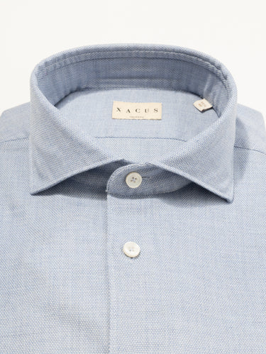 Camicia in Supercotone Armaturato Celeste