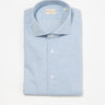 XACUS-Camicia in Flanella di Cotone Celeste-TRYME Shop