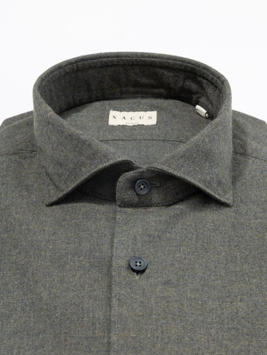 Camicia in Flanella di Cotone Bosco