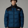 THE NORTH FACE-Giaccone Corto Trapuntato in Piuma Lhotse Petrolio-TRYME Shop