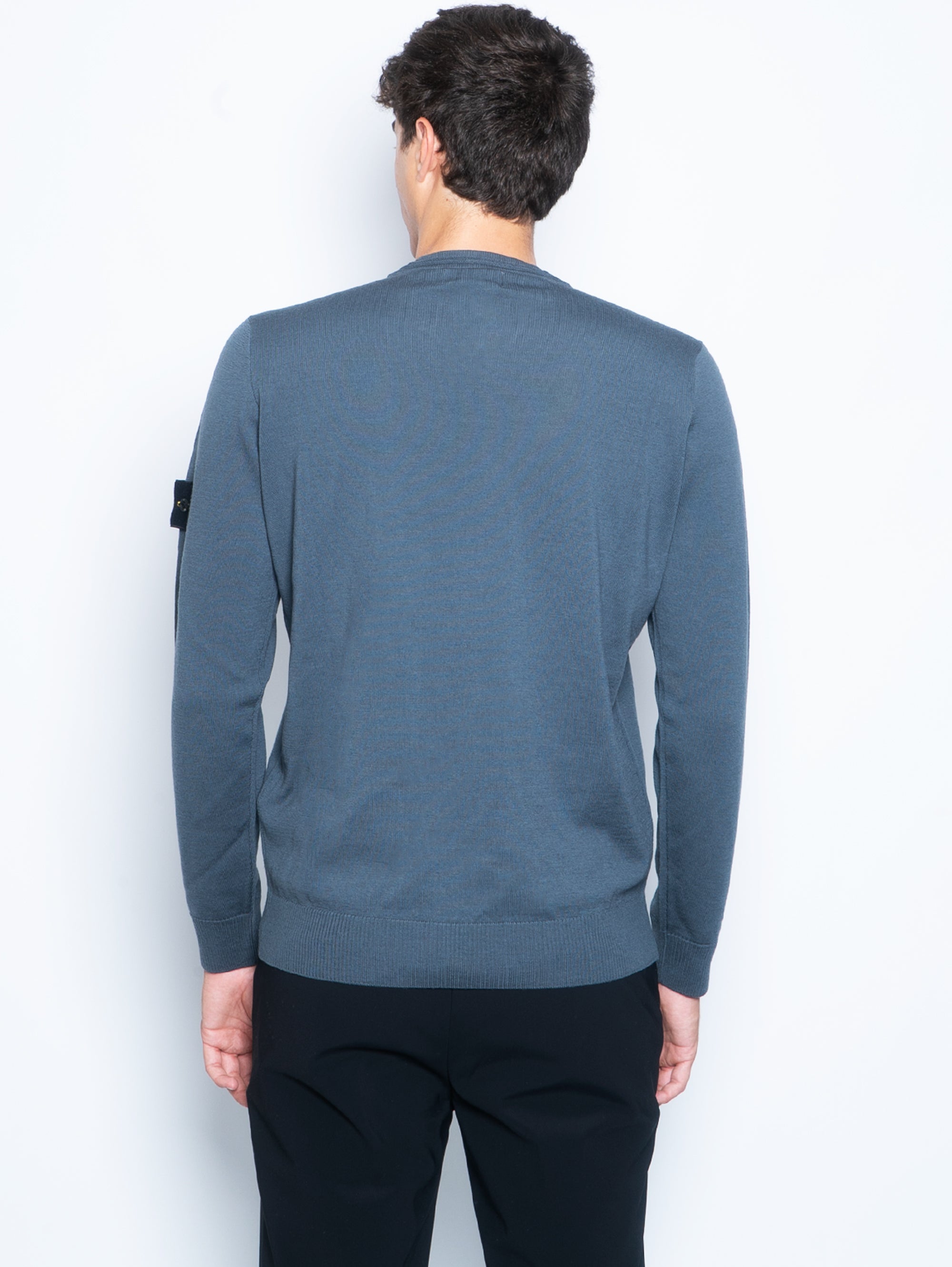 Gray shaved wool sweater