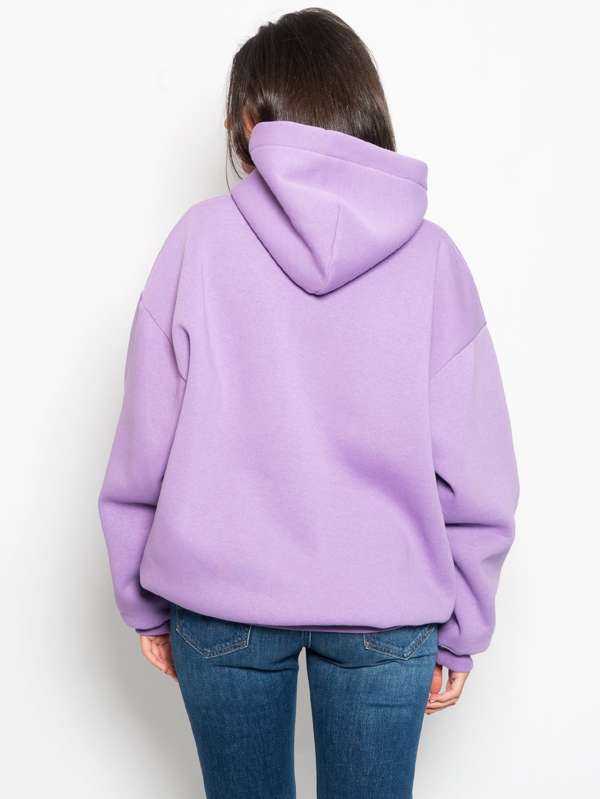 Hello Love Lilac Hooded Sweatshirt
