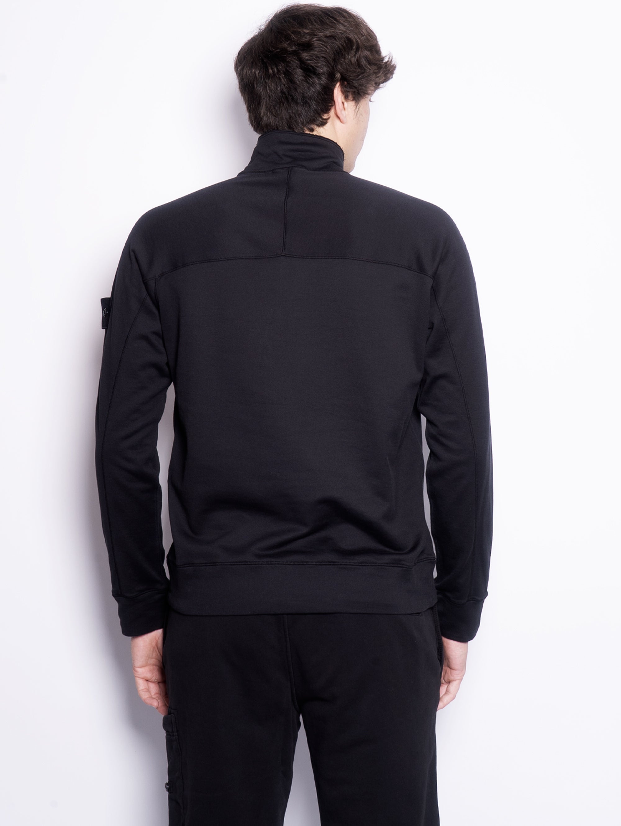 Ghost Polo Sweatshirt Garment Dyed Black