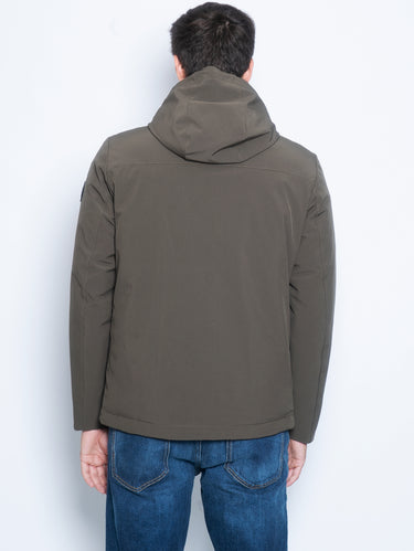 Winddichte jas met capuchon Pacific groen