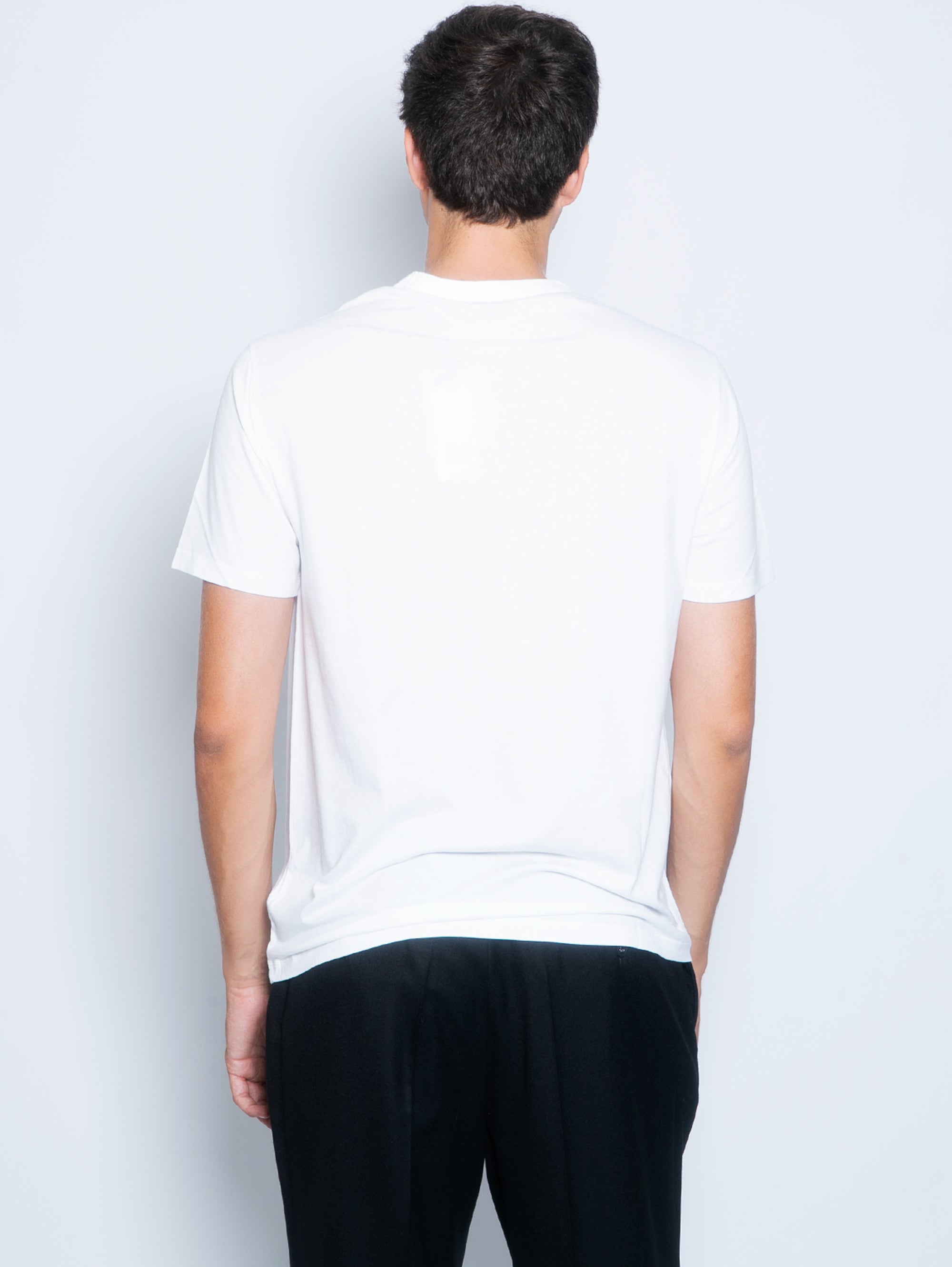 Weißes T-Shirt aus Tencel-Baumwolle
