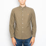 RALPH LAUREN-Camicia in Cotone Oxford Slim Fit Verde-TRYME Shop