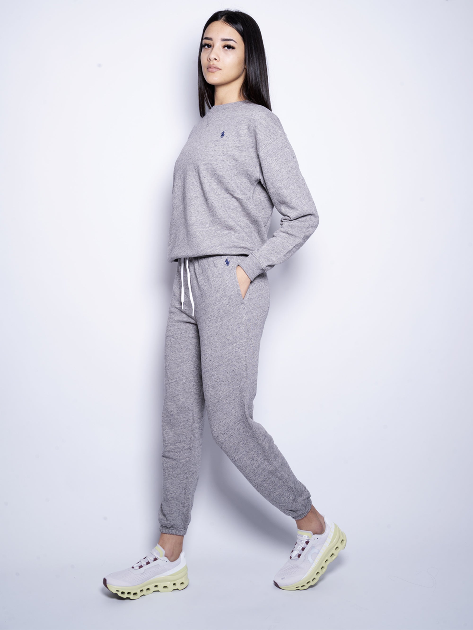 Gray Loopback Sweatpants