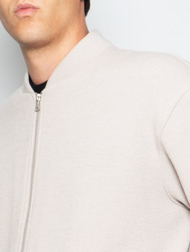 Bomber en Maille Tofolo Sable